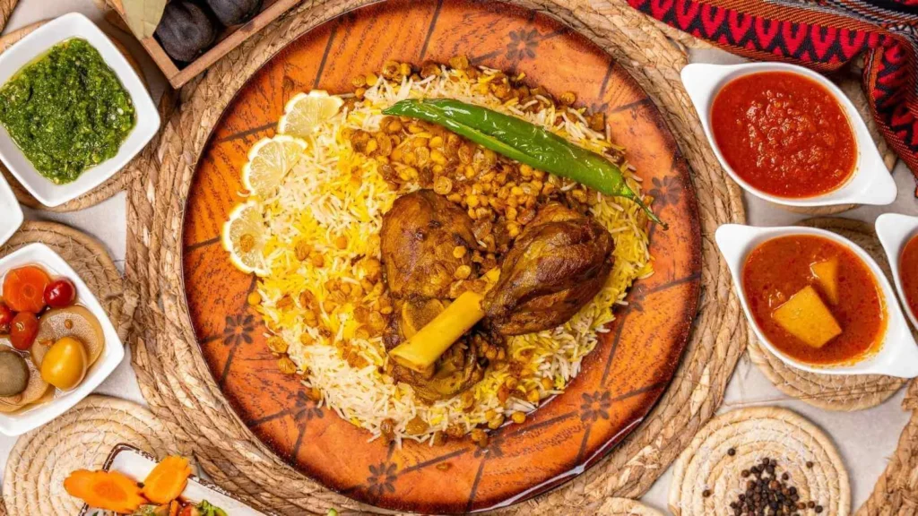 طريقة عمل الكبسة السعودية الأصلية (رز مع دجاج/لحم)